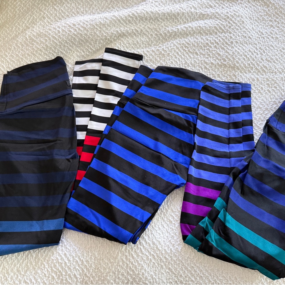 K-DEER Striped Leggings